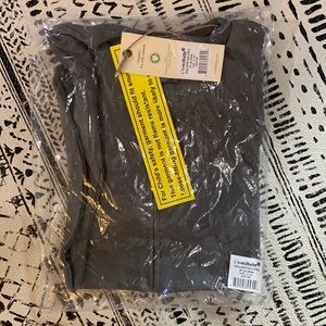 L’ovedbaby organic cotton sleeper footie, gray